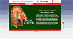 Desktop Screenshot of euromatcr.com