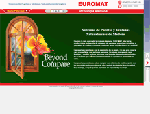 Tablet Screenshot of euromatcr.com